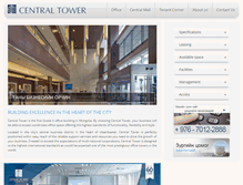 Tablet Screenshot of centraltower.mn